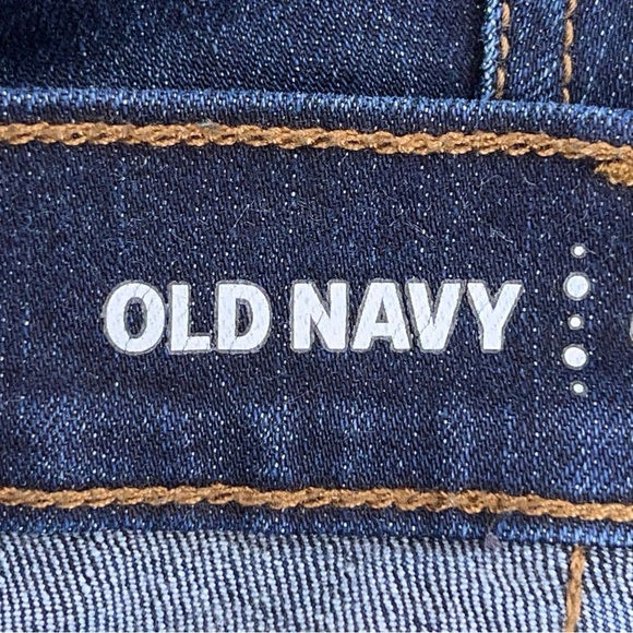 Size 2 Short Curvy Fit Old Navy Dark Blue Denim Jeans Mid Rise  *READ LISTING - Picture 12 of 16